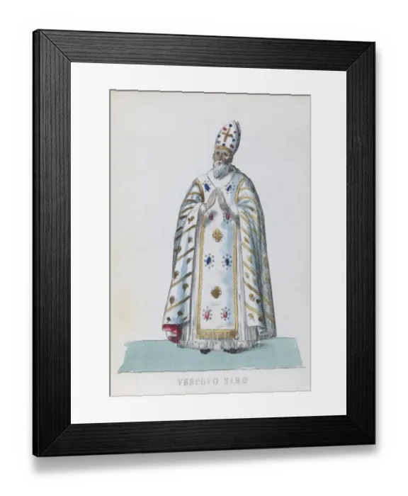 Framed Print : Syriac Orthodox Priest Framed Print : Syriac Orthodox Priest