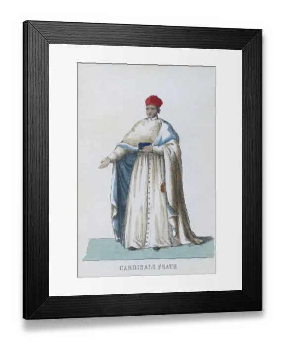 Framed Print : Catholic Cardinal Framed Print : Catholic Cardinal