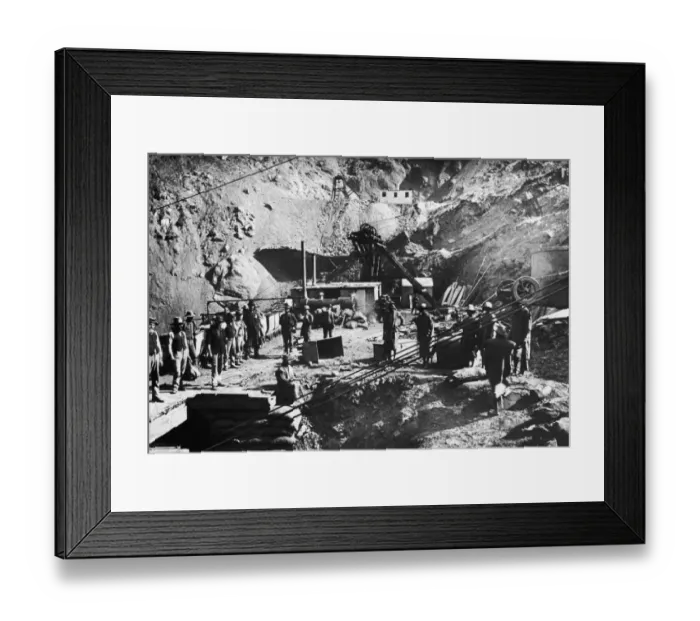 Framed Print : Kimberley Diamond Mine Framed Print : Kimberley Diamond Mine