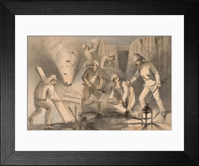 Framed Print : Sappers At Work Framed Print : Sappers At Work