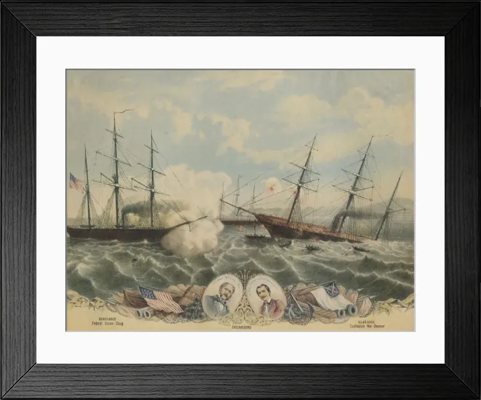 Framed Print : Battle Of Cherbourg Framed Print : Battle Of Cherbourg