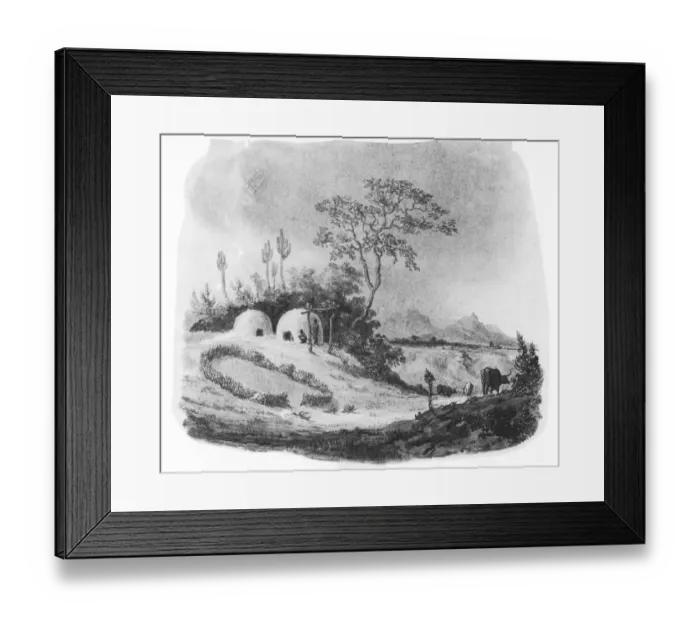 Framed Print : South African Kraal Framed Print : South African Kraal