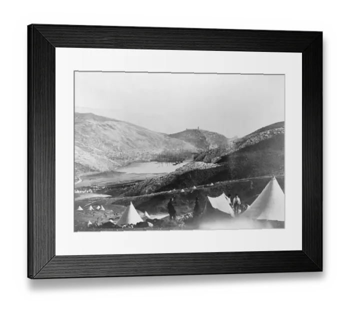 Framed Print : Camp At Balaklava Framed Print : Camp At Balaklava