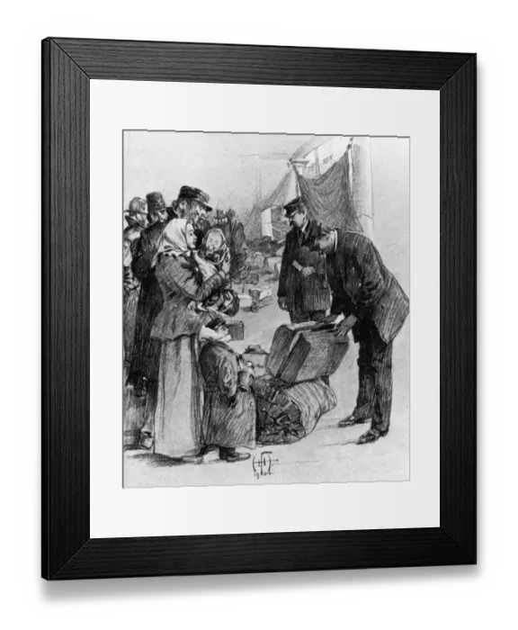 Framed Print : Jewish Arrivals Framed Print : Jewish Arrivals