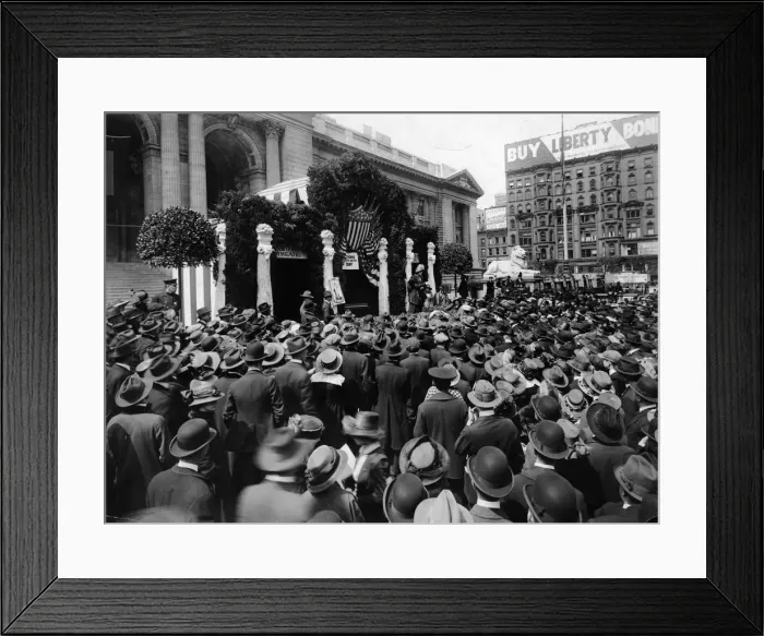 Framed Print : Liberty Bonds Sale Framed Print : Liberty Bonds Sale