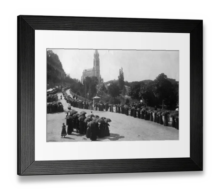 Framed Print : Lourdes Pilgrimage Framed Print : Lourdes Pilgrimage