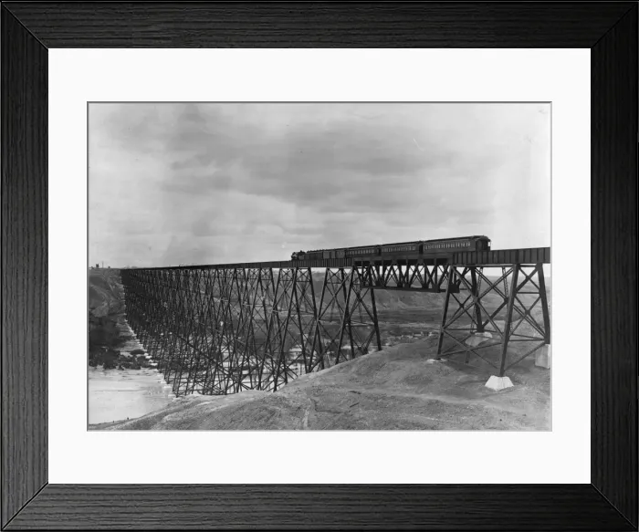 Framed Print : A Viaduct Crossing Framed Print : A Viaduct Crossing