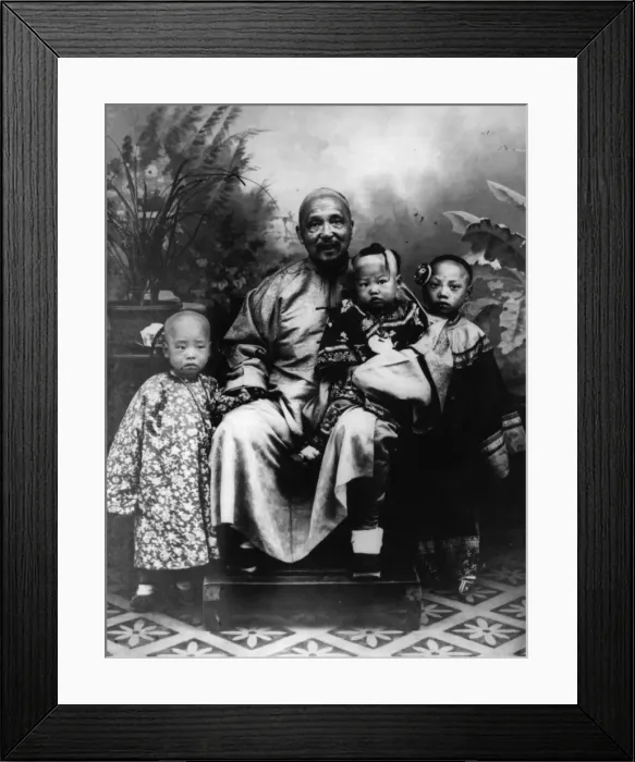 Framed Print : Manchu Family Framed Print : Manchu Family