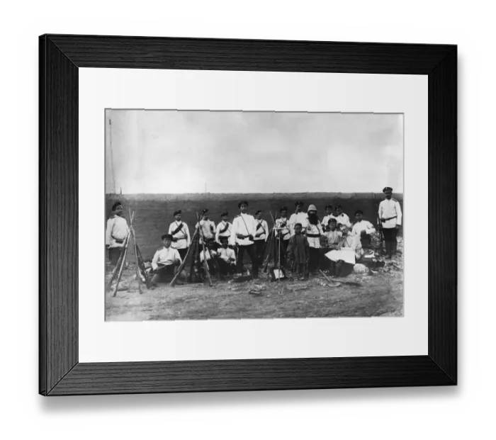 Framed Print : Russian Soldiers