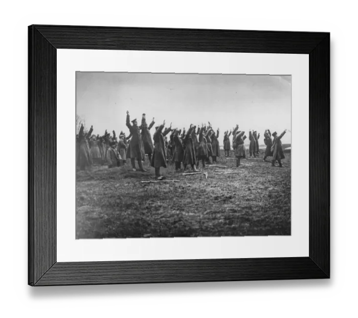 Framed Print : Russians Surrender Framed Print : Russians Surrender