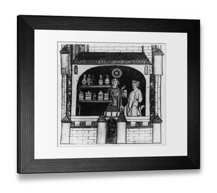 Framed Print : Medieval Medicine Framed Print : Medieval Medicine