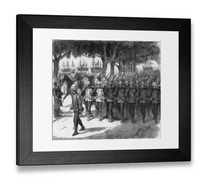 Framed Print : Marines At Ismailia Framed Print : Marines At Ismailia