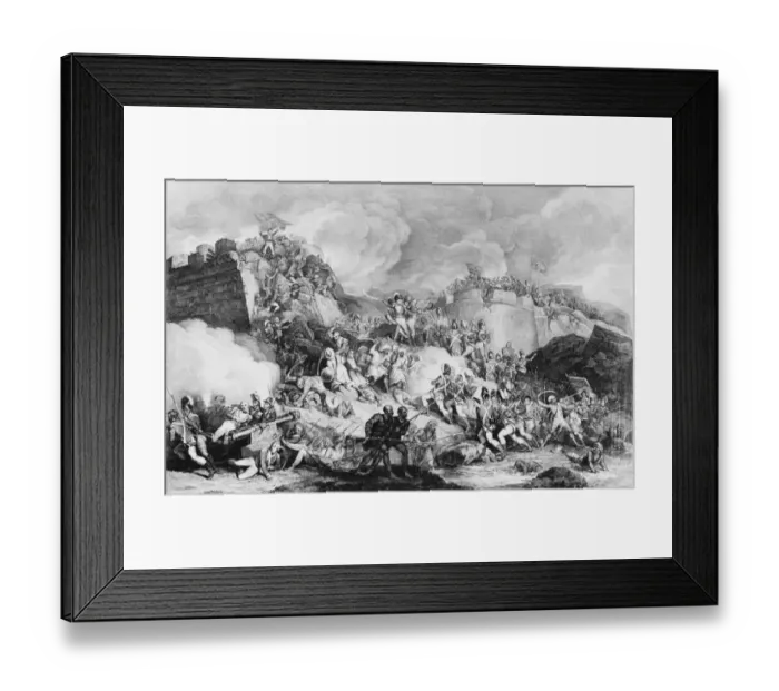 Framed Print : Storming Seringapatam Framed Print : Storming Seringapatam