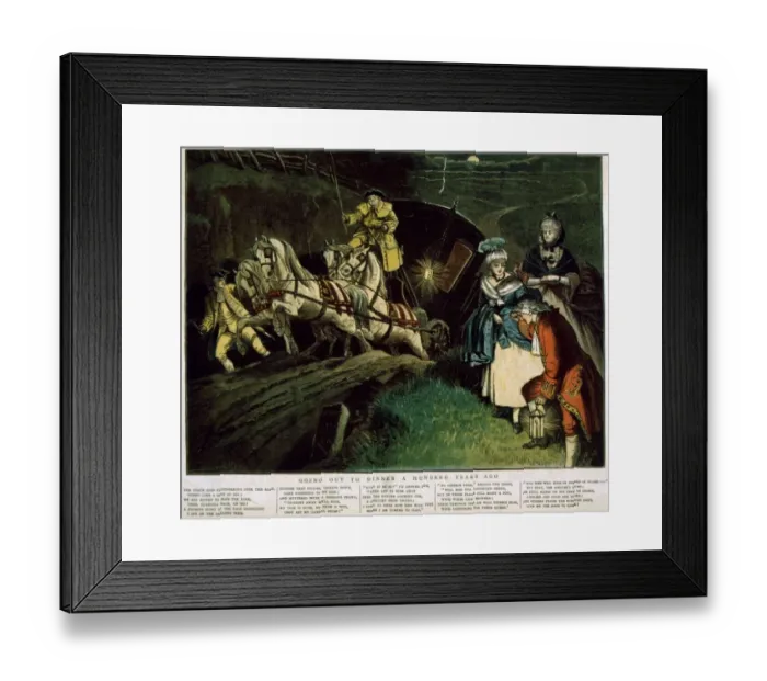 Framed Print : Coach Arrives Framed Print : Coach Arrives