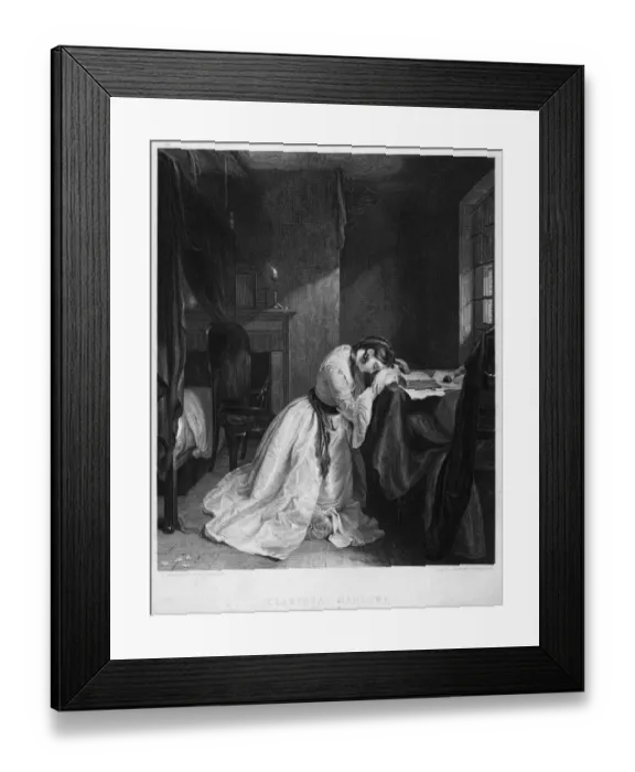 Framed Print : Despairing Woman Framed Print : Despairing Woman