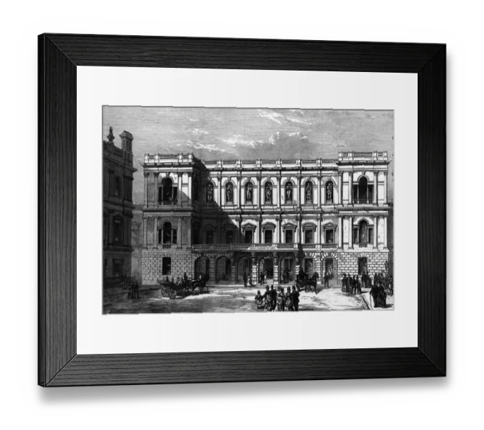 Framed Print : Burlington House Framed Print : Burlington House