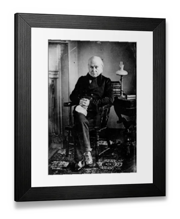 Framed Print : John Quincy Adams Framed Print : John Quincy Adams