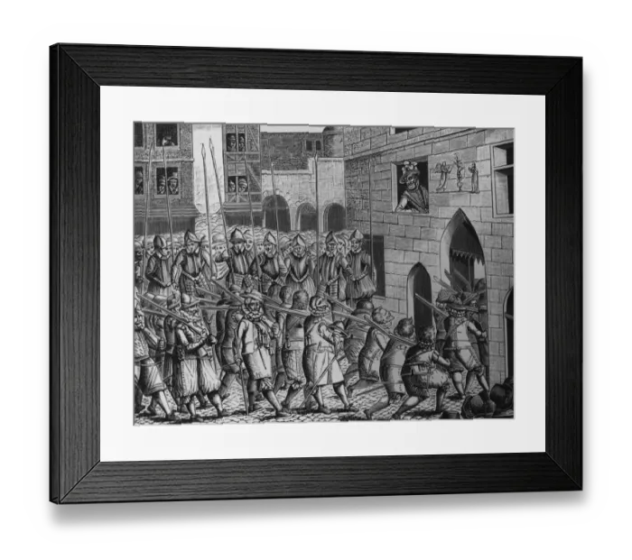 Framed Print : Exit of Spaniards