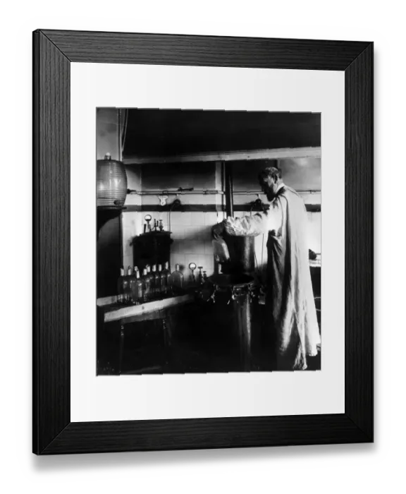 Framed Print : Pasteur At Work Framed Print : Pasteur At Work