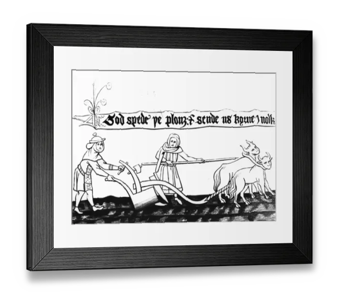Framed Print : God Speed Plough Framed Print : God Speed Plough