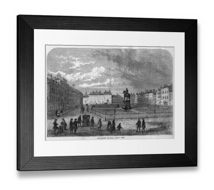 Framed Print : In Leicester Square Framed Print : In Leicester Square