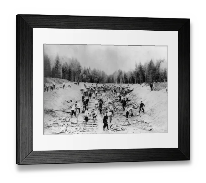 Framed Print : Russian Railway Framed Print : Russian Railway