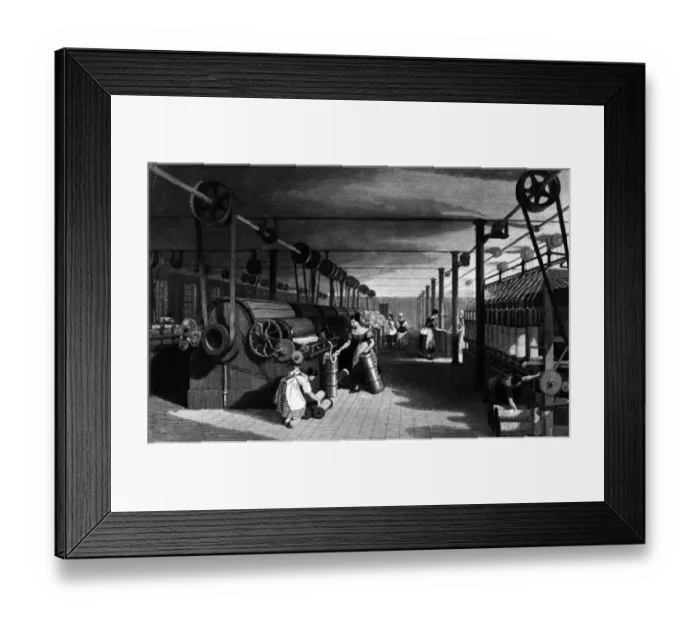 Framed Print : Cotton Factory Framed Print : Cotton Factory
