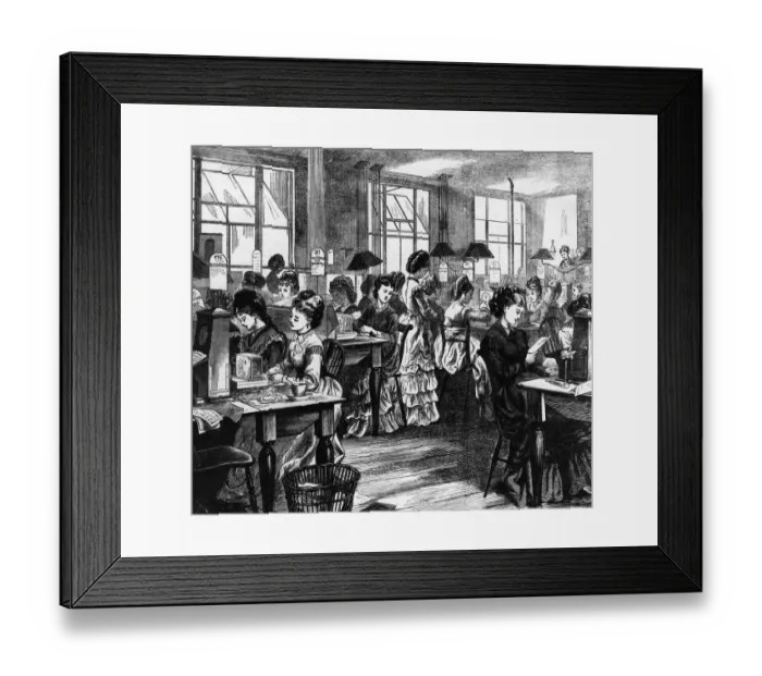 Framed Print : Telegraph Exchange Framed Print : Telegraph Exchange