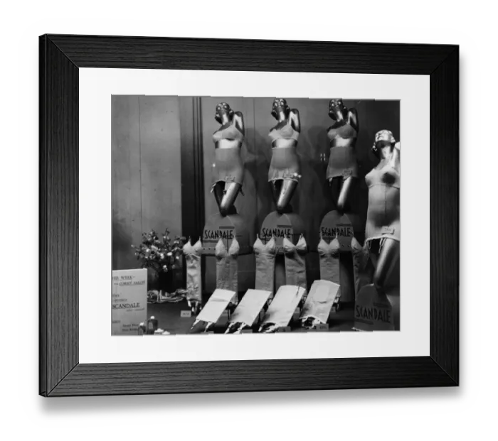 Framed Print : Scandale Corsets Framed Print : Scandale Corsets