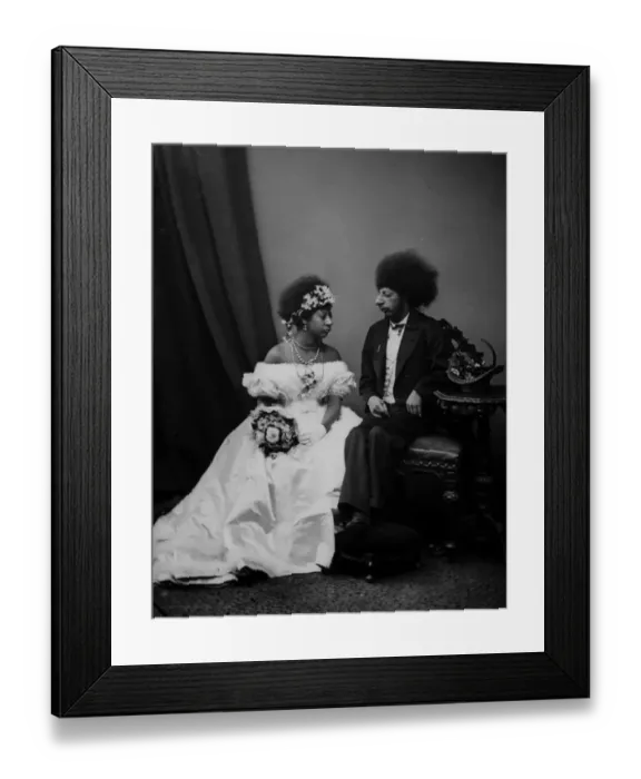 Framed Print : Aztec Couple