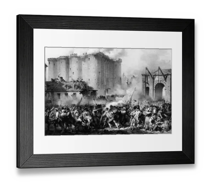 Framed Print : Storming The Bastille Framed Print : Storming The Bastille