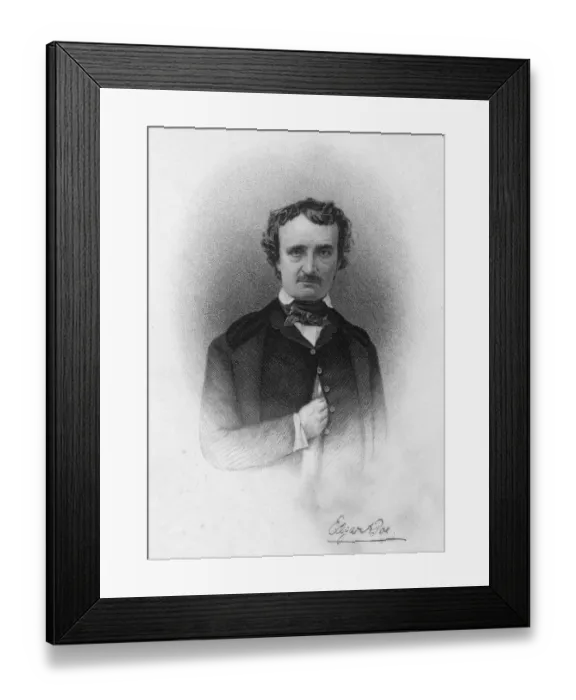 Framed Print : Edgar Allan Poe Framed Print : Edgar Allan Poe