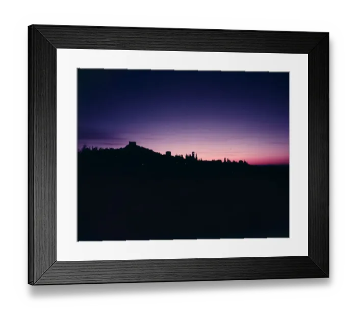 Framed Print : Italian Sunset