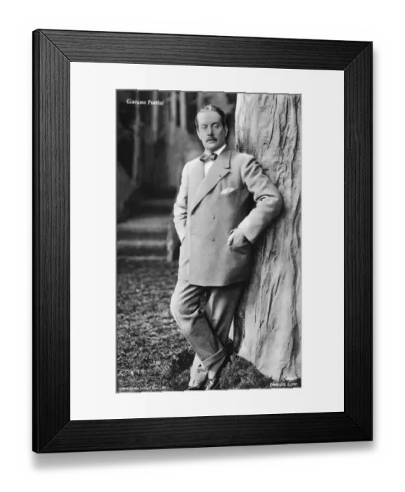 Framed Print : Puccini. Giacomo Puccini (1858 - 1924). Italian operatic composer