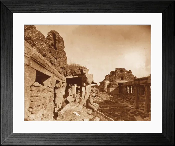 Framed Print : Ruins At Hampi Framed Print : Ruins At Hampi