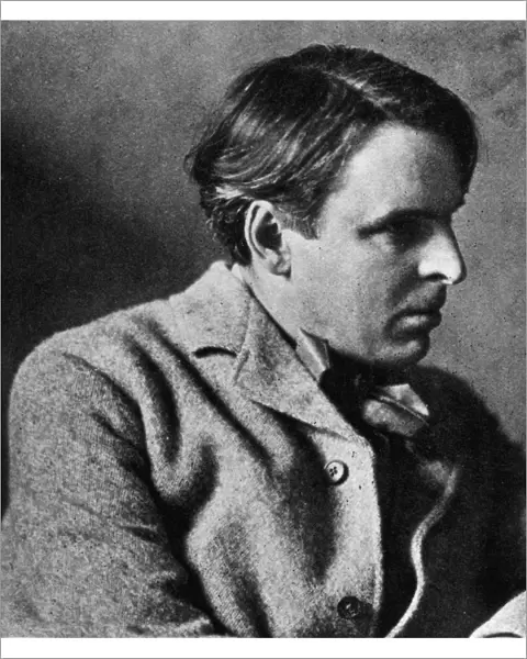 WB Yeats. Irish poet William Butler Yeats (1865 - 1939), circa 1910