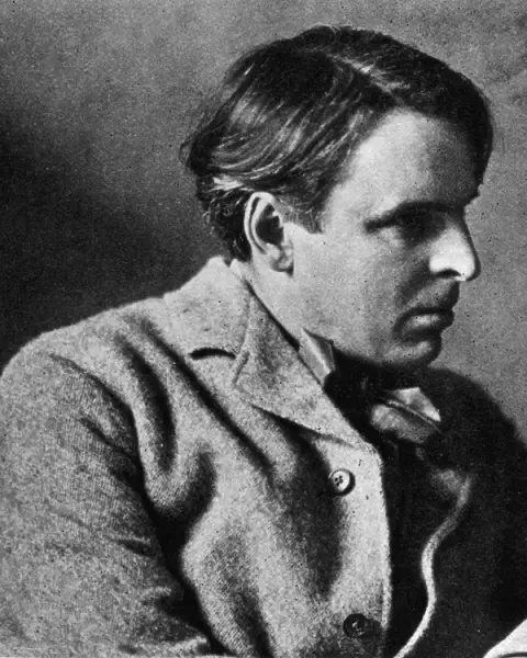 WB Yeats. Irish poet William Butler Yeats (1865 - 1939), circa 1910
