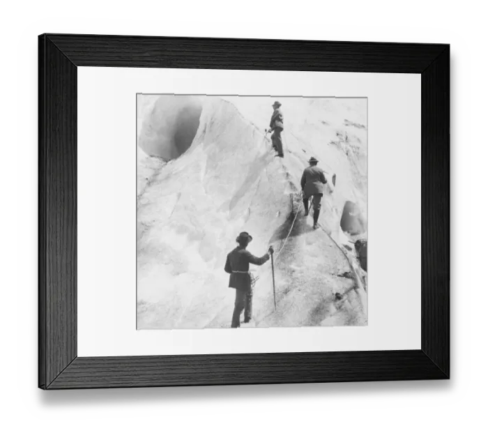 Framed Print : Ascending Bosson Glacier