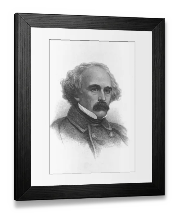 Framed Print : Nathaniel Hawthorne Framed Print : Nathaniel Hawthorne