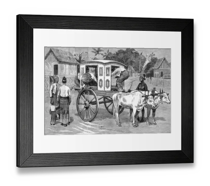 Framed Print : Burmese Transport Framed Print : Burmese Transport