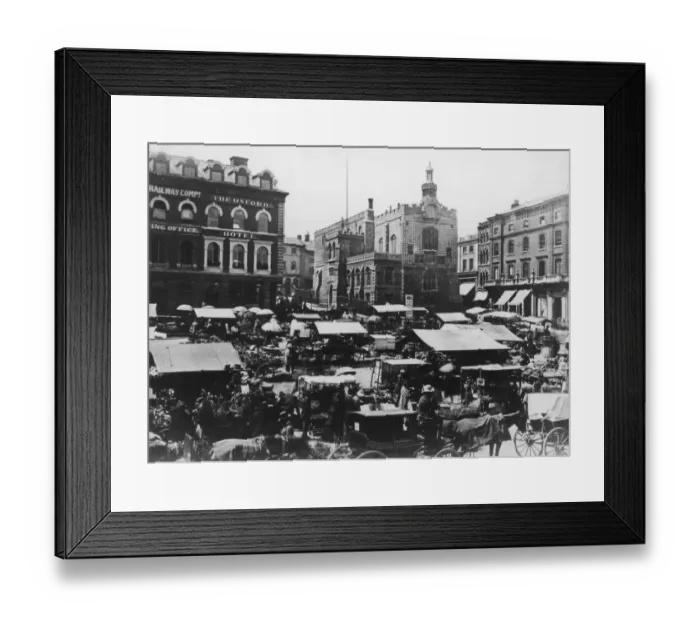Framed Print : Norwich Market Framed Print : Norwich Market