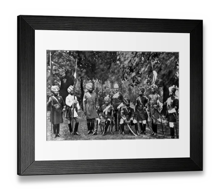 Framed Print : Indian Troops Framed Print : Indian Troops