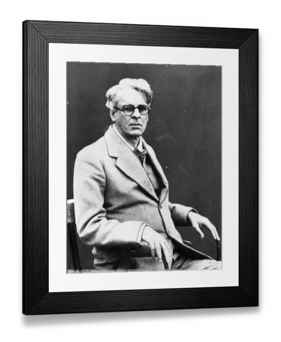 Framed Print : Portrait Of William Butler Yeats Framed Print : Portrait Of William Butler Yeats