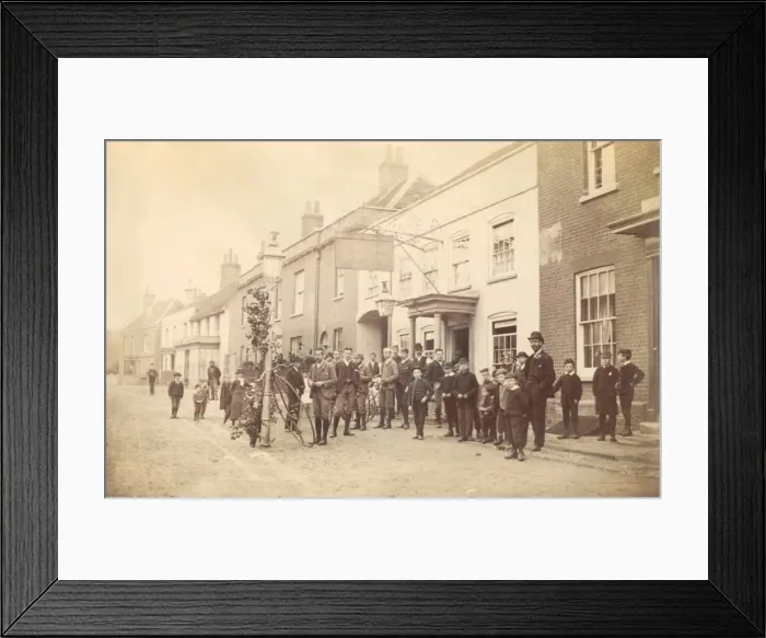 Framed Print : Victorian Cyclists Framed Print : Victorian Cyclists