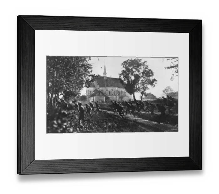 Framed Print : Fleeing Soldiers Framed Print : Fleeing Soldiers