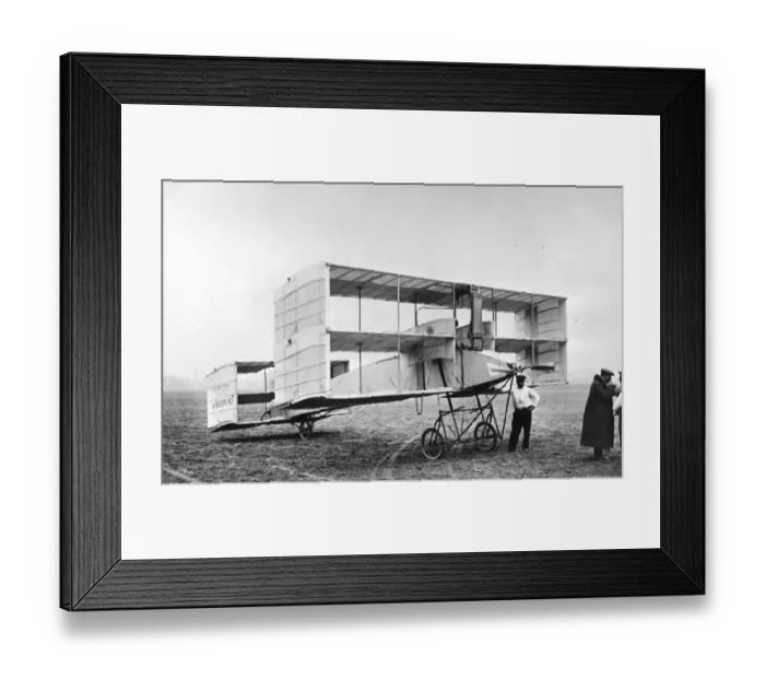 Framed Print : Goupy I. 14th November 1908: Ambroise Goupys tri-plane the Goupy No 1 Framed Print : Goupy I. 14th November 1908: Ambroise Goupys tri-plane the Goupy No 1