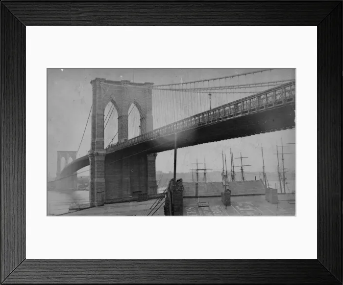 Framed Print : Brooklyn Suspension Framed Print : Brooklyn Suspension