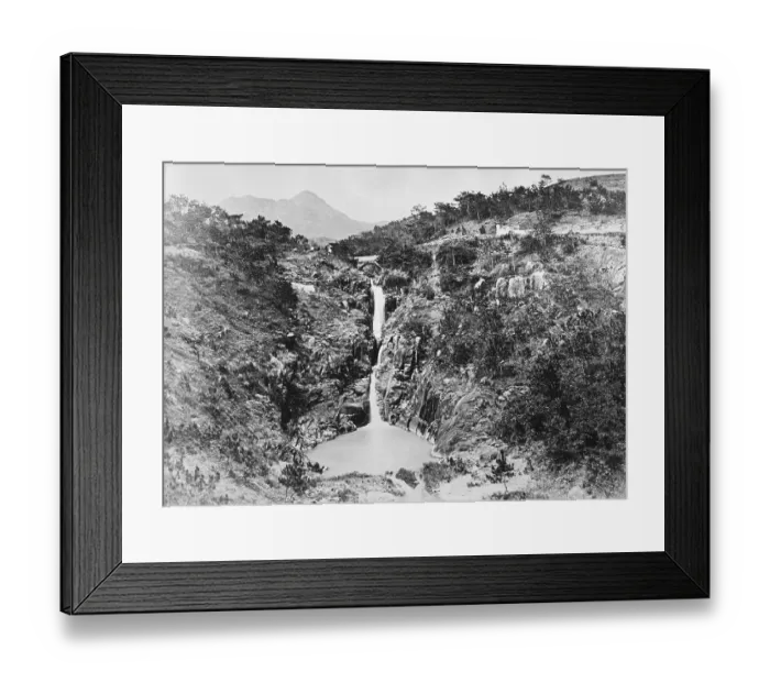 Framed Print : Hong Kong Waterfall Framed Print : Hong Kong Waterfall