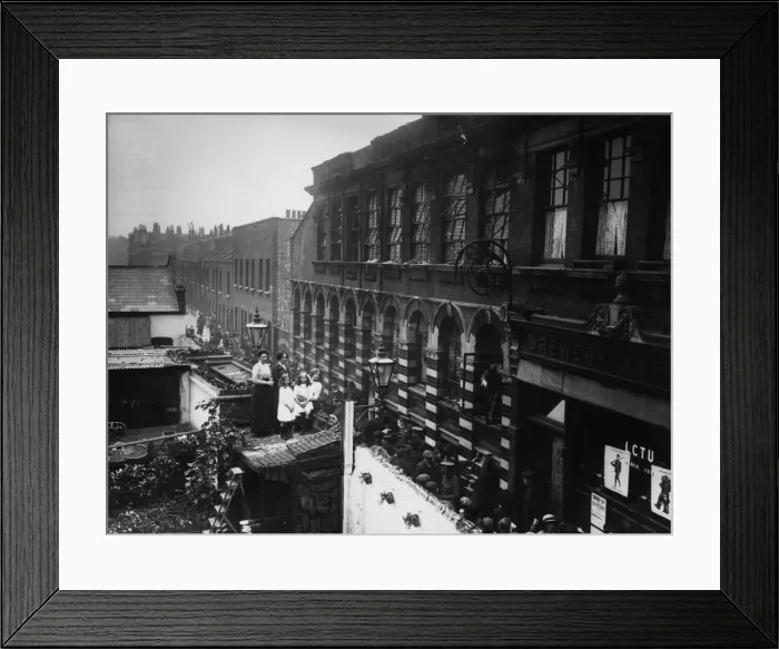 Framed Print : War Torn Warehouse