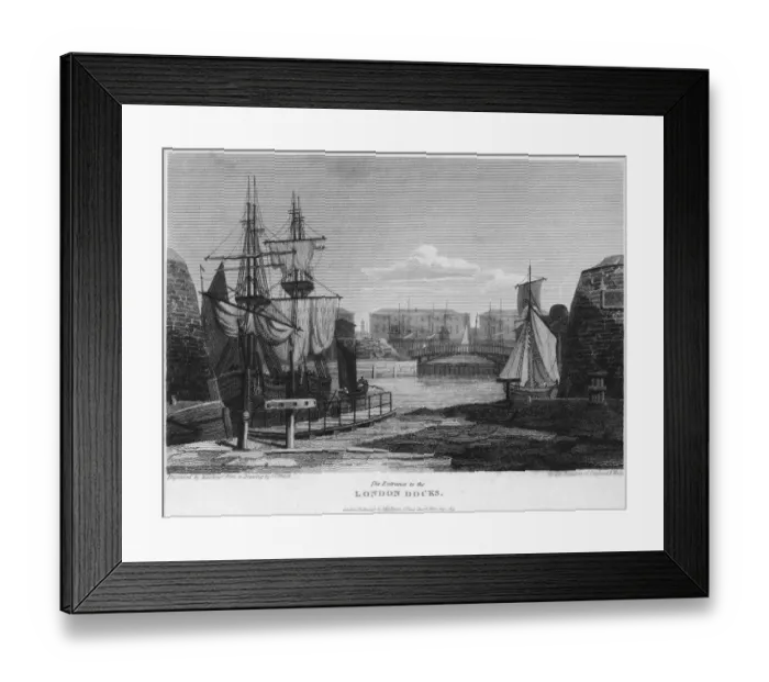 Framed Print : London Docks Framed Print : London Docks